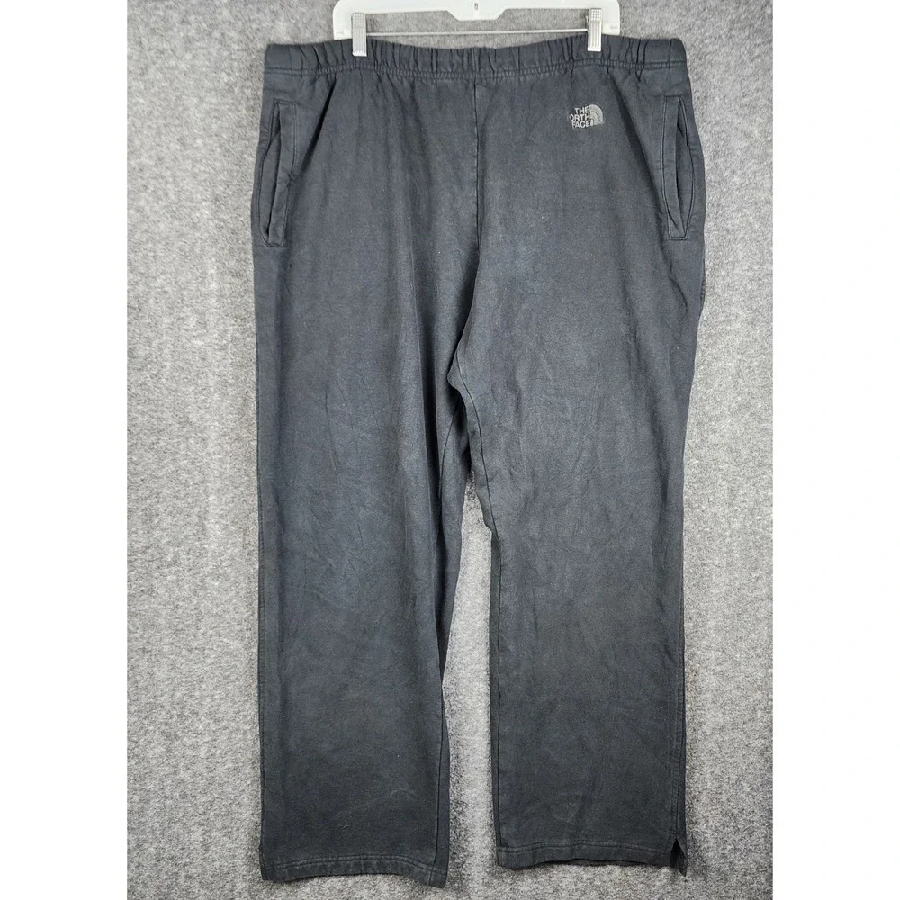 The North Face Sweatpants Mens 3XL Black Fleece Relaxed Straight Leg Joggers